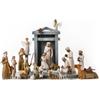 Willow Tree Nativity Premier Plus - Set di 24 statuine scolpite di pastori, animali e angeli