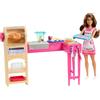 Barbie Teresa - La Ricetta dell'amicizia, set a tema cucina con bambola Teresa, 20 accessori inclusi tra cui i biscotti con effetto cambia colore, giocattolo per bambini, 3+ anni, JCT06