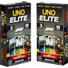 Mattel Games - Booster Set UNO Elite Formula 1, include due set di tre Game Booster Pack, ciascuno con 10 Carte Azione Elite per un totale di 60 carte aggiuntive, 7+ anni, JLV45