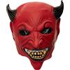 Rubie's Costume Classic Red Devil Adult Overhead Latex Mask Adult One Size