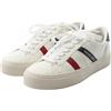 MONCLER MONACO 2 sneakers 4M00160M449600135 pelle bianco rosso navy #35...