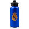 Hy-Pro Bottiglia opaca con licenza ufficiale Real Madrid CF 500 ml - alluminio, beccuccio integrato, finitura opaca, a prova di perdite, leggera, tappo, coperchio, 0,5 l, ottima idea regalo per calcio