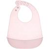 Chicco Bavaglino Easy Roll Pieghevole in Silicone con Tasca Raccogli Briciole - Rosa