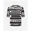 Santini Pirelli M - Maglia Ciclismo - Uomo - Nero