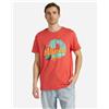 Mistral Sand Sea Sun M - T-shirt - Uomo - Rosso