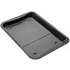 Zenker Piastra Estensibile da 35 a 52 cmx32,5x3 cm, con sistema di bloccaggio automatico, bordo XXL da 3 cm Carbon Steel rivestito in antiaderente Teflon Classic Linea Black Metallic