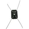 Jinhxofs Testina Universale Decespugliatore Resistente Alle Pietre Universale Durevole Accessorio Taglio in Acciaio, Testina Tagliaerba A Due Corde