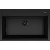 Elleci Lavello Elleci Incasso 1 vasca 79x51 Best 130 Granitek Nero LGB13040BKM