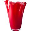 ONLYLUX VASO OPALE WAVE ROSSO, S - h 30 cm