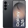 Samsung Galaxy S26 5G (nero, 12 GB di RAM, 256 GB di archiviazione), telefono AI, assistenza fotografica, Creative Studio, fotocamera da 50 MP e batteria da 4300 mAh