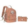 LÄSSIG Zaino per bambini con fascia toracica Zaino asilo 27 cm, 6,5 litri, 3 anni/Mini Backpack Adventure Dragonfly