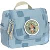 LÄSSIG Borsa per il lavaggio dei bambini Borsa per il lavaggio Borsa per la toilette da appendere/Mini Washbag Pattern Party blue