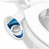 LUXE Bidet NEO 110 - Attacco bidet non elettrico per sedile WC, acqua dolce, pressione idrica regolabile, lavaggio posteriore (blu)