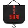 Seven, Trousse A.C. MILAN, Rosso Nero, Per bambini, Ragazzi e adulti, Con Maniglia, Viaggio e Tempo Libero