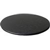 SZLIFE Tovaglia Rotonda Proteggi Tavolo Elastico Copritavolo Da Esterno Fodera Impermeabile E Salvatavolo Da Pranzo Adatta per Giardino All'ape, Nero, 120 cm max
