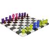 Vesta GIOCO DA TAVOLA SCACCHI E DAMA IN CRISTALLO ACRILICO MULTICOLOR