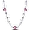 PANDORA Tennis 394561C01-40 collana con fiore rosa