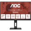 AOC MONITOR AOC LCD IPS LED 27 WIDE FRAMELESS 27E3QAF 4ms MM FHD 1000:1 BLACK REG.ALT. Pivot VGA HDMI DP HUB USB Vesa - 27E3QAF