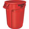 RUBBERMAID bidone multiuso rosso 121l PE esterno-Ø560xH692mm - FG263200RED