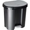 Rotho Cestino per pedali DUO 2x10l L320xH405mm Ku.black ROTHO
