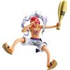 Banpresto One Piece: Il futuro dell'immaginazione Ichibansho Masterlise Expiece PVC Statua Monkey D. Luffy Gear 5 Baseball Ver. 20 cm