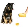 Ubbi Borraccia termica portatile in acciaio inox da 907 ml, per cani e proprietari con ciotola per cani attaccata, giallo