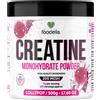 Foodelis Creatina Monoidrato in Polvere - 100% Creatina Micronizzata - Alta Pure