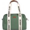 Childhome Borsa Fasciatoio MOMMY CLUB SIGNATURE TELA VERDE Mommy Bag
