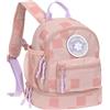 LÄSSIG Zaino per bambini con fascia toracica Zaino per bambini asilo 27 cm, 7 litri, 3 anni/Mini Square Backpack Pattern Party rose