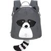 Lässig Piccolo zaino per bambini per la scuola materna con cinturino da 2 anni, 20 x 9 x 24 cm, 3,5 L, Grigio (Racoon)