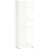 HOMCOM 4-Door Kitchen Cupboard, Freestanding 5-Tier Storage Cabinet with 3 Adjus