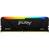 KINGSTON RAM FURY BEAST RGB DIMM 16GB DDR4 3600MHZ CL18