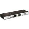D-LINK SWITCH 16 PORTE GIGABIT + 4 PORTE SFP SMART+