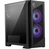 MSI CASE MID TOWER, 2 USB, 1 TYPE-C, 2X160MM ARGB FAN, 1X120MM NO-ARGB FAN, ARGB