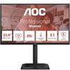 AOC MONITOR 23,8 LED IPS FHD 16:9 4MS 300 CDM, PIVOT, USB-C, DP/HDMI, MULTIMEDI