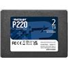 PATRIOT SSD INTERNO P220 2TB 2,5" SATA 6GB/S R/W 550/500