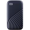 Western Digital Hard Disk Esterno 1 TB Blu con USB tipo-C e Criptaggio