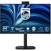 PHILIPS MONITOR 31,5 LED IPS QHD 16:9 4MS 350 CDM, PIVOT, USB-C HUB, WEBCAM, DP/