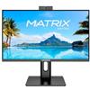 YASHI MONITOR 27 LED IPS 16:9 FHD 1MS 120hz, 350 CDM, PIVOT, WEBCAM, USB-C, DP/H