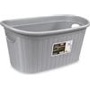 Stefanplast Elegance Cesta Rattan Senza Manico, Grigio