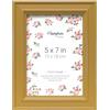 Hampton Frames | Cornice portafoto in legno anticato, 13x18 cm, giallo senape | Stile shabby chic, vetro, montaggio da tavolo o parete | Arreda casa e ufficio