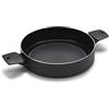 Moneta Recy Tegame 2 Manici 28 cm Ricicla 64 Lattine, Net Induction, Nero, Corpo Alluminio 100% Riciclato