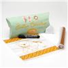 MELLA KIDS - Bustine Corredino Neonato Ospedale Grandi (Kit da 6) Sacchetti Cambio Neonato Ospedale, Asilo Nido, Accessorio Lista Nascita Bebè, Trasparenti con Etichette e Pennarello (Beige)