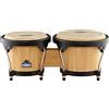 Nino Percussion NINO3NT-BK Bonghi, Legno, Coppia, Natural/Nero