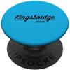 Empire State NY Co Script retrò del quartiere di New York di Kingsbridge Bronx NY PopSockets PopGrip Adesivo