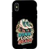 Jimbeels Custodia per iPhone X/XS Rink Floor Ready Pattini Quad Roller