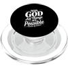 Fraxoweb With God All Things Are Possibile Citazione ispiratrice PopSockets PopGrip per MagSafe