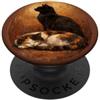 Calico Cat Tees and Tortoiseshell Cat Gi Guardiani del focolare PopSockets PopGrip Adesivo