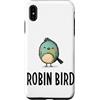 Robin Bird Outfit Custodia per iPhone XS Max Incredibile look uccello per gli amanti delle piume e delle ali