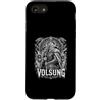 Norse Mythology Viking Ancestral Volsung Custodia per iPhone SE (2020) / 7/8 Antico guerriero vichingo radice di eroi volsung